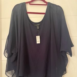 Navy blue tank shirt